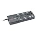 Surge Protectors, 1800 Joules, 8 Outlets, 6', Silver, Sold as 1 each