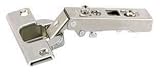 Euro Concealed Cabinet Hinge, Full Overlay, 110 Degree Opening, Nickel, TB42