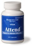 3 Bottles VAXA ATTEND for Attention Deficit/Hyperactivity-(Free ADD/ADHD Book and CD)- Ships Same Day by Prioritiy Mail