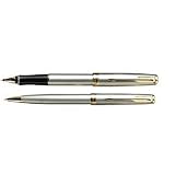 Sonnet Ballpoint Pen, Stainless/Gold Barrel, Blue Ink PAR49801