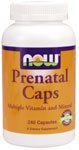 Prenatal Caps by NOW Foods - (240 Capsules)