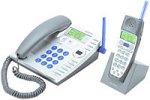 Sony SPP-S2730SVR 2.4 GHz Expandable Cordless Phone with Corded Base/Speakerphone