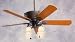 Electronics : Emerson CF2400WB Athenian Weathered Bronze Specialty Ceiling Fan 50" Blade Span