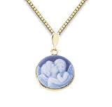 Angels Agate Cameo Pendant - B0000T2M1Q