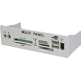 Digitus - 5,25 Multimedia Panel USB 2.0,24in1 Card Reader (Beige)
