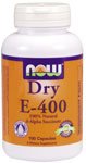 Dry E-400 by NOW Foods - (400IU - 100 Capsules)