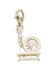 Rembrandt Charms Spinning Wheel Charm with Lobster Clasp