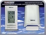 Wireless Weather Station Measures Indoor / Outdoor Temperature, Humidity and Rain Amount
