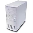 Inwin Development S508G.300FU2D 16.5x7.75x18.31-Inches 300 Watt ATX Mid Tower Case (Light Gray)