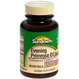 Evening Primrose Oil 1000 mg Softgels, by Sundown - 60 Softgels