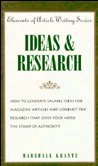 Ideas and Research (Elements of Article Writing)