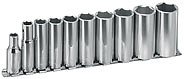 Armstrong 15-390 10pc 3/8 Drive 6pt Fractional Deep Socket Set