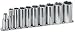 Armstrong 15-390 10pc 3/8 Drive 6pt Fractional Deep Socket Set