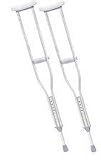 Deluxe Aluminum Crutches - Pediatric