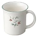 Pfaltzgraff Winterberry 12-Ounce Coffee Mugs, Set of 4