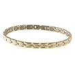 Sabona Lady Executive Regal Duet Magnetic Bracelet, Size Medium