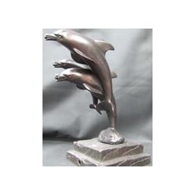 Heissner Small Dolphins Water Feature Garden Ornament