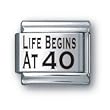 Body Candy Italian Charms Laser Life Begins At 40