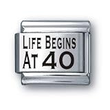 Body Candy Italian Charms Laser Life Begins At 40