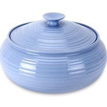Portmeirion Sophie Conran Forget Me Not Blue Low Covered Casserole