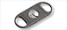 Zino Double Blade Cigar Cutter Grey