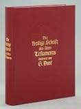 Die Heilige Schrift des Alten Testaments, Faksimile
