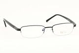COMPUTER GLASSES WITH CLEAR POLYCARBONATE DOUBLE SIDED ANTI-REFLECTIVE COATING, SCRATCH COATING AND UV PROTECTION - BLACK METAL FRAME - 50-18-135.