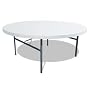 Lifetime 22673      72-Inch Round Folding Table, White-Granite, 72 Inch Molded Top