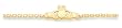 14kt Gold Celtic Irish Claddagh Bracelet (Available in 7" or 8" Length)