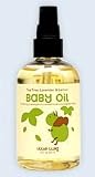 Little Twig Organic Baby Oil with Lavender, Lemon & Tea Tree, 4 Oz. - Made in USA