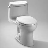 TOTO MS604114CEFG Gwyneth, 1.28 GPF High Efficiency, Elongated Toilet with SoftClose Seat, Sanigloss - MS604114CEFG