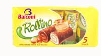 Sponge Cakes with Hazelnut Filling (Rollino)
