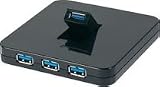 Produkt-Bild: CONRAD 4 PORT USB 3.0 HUB SCHWARZ, NETZT
