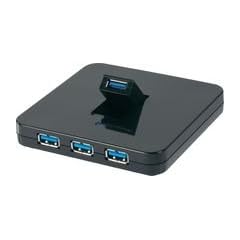 CONRAD 4 PORT USB 3.0 HUB SCHWARZ, NETZT