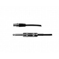 Shure WA302 Instrument Cable for Body-Pack Transmitters, 2'