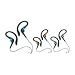 Jvc Haeb75s Sports Ear Clip Headphones with Adjustable Clip - Silver