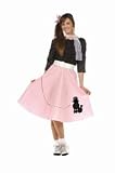 RG Costumes 50′s Pink Poodle Skirt Halloween Costume Teen Size 16-18 Picture