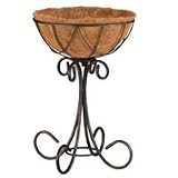 Mintcraft W52891 COCONUT LINED PLANTER WITH STAND