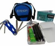 Bicycle Saddle Bag Tire Puncture Repair Kit and Multi-toolkit