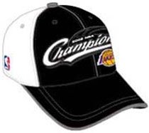 NBA Champions 2002 Los Angeles Lakers Locker Room Cap