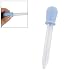 Baby 5ml Clear Plastic Pipette Liquid Medicine Dropper Blue