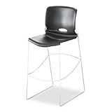 HON COMPANY / HON404711 / Olson Stool, Seat: 30h, Overall: 42-1/2h, Lava Seat/Back, Chrome Frame / Sold as 1 EA