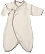 Sckoon Organic Cotton Brown Edge Round Kimono - Size 3-6 Months