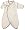 Sckoon Organic Cotton Brown Edge Round Kimono - Size 3-6 Months