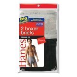 Hanes Colored Boxer Briefs 2-Pack ~ Size: L "36-38"