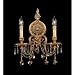 Crystorama 2 Light Wall Sconce - Novella Collection