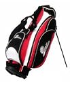 Palm Springs Deluxe Dual Strap Stand Bag , Black / Red