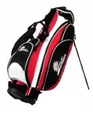 Palm Springs Deluxe Dual Strap Stand Bag , Black / Red