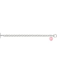 Sweethearts® Enamel Heart Charm Bracelet Sterling Silver " Xoxo " 85511