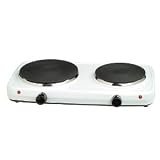 Maxi-MaticEDB-302FEliteCuisineDualTemperatureDoubleBurner1500-WattHotPlate,White